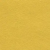 Mustard yellow textured surface with matte finish, displaying a bumpy, ridged pattern; sample text reads “bross > leather (d) sweet > col. 522”.